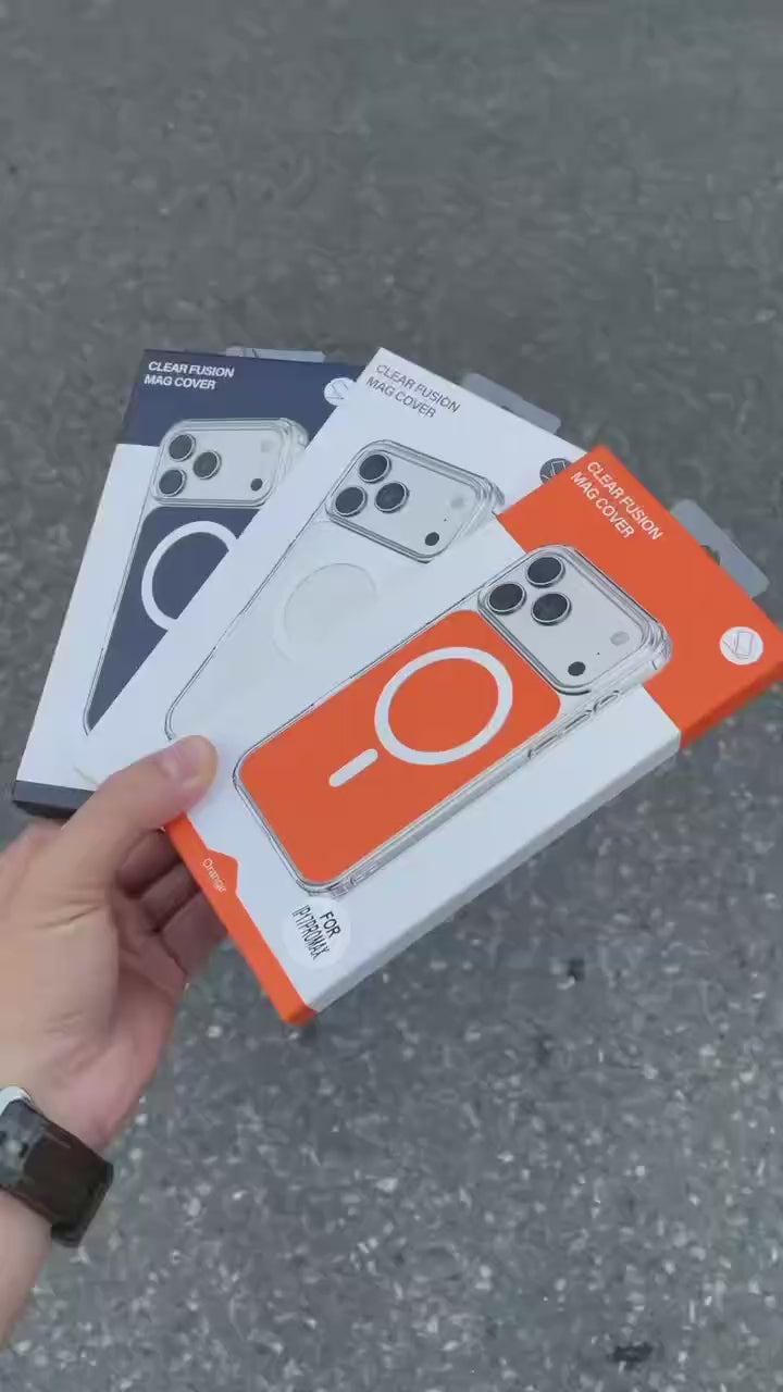 CLEAR FUSION MAGSAFE SUPPORT MOBILE CASES