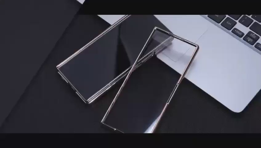 PREMIUM QUALITY SAMSUNG ZFOLD MATE FINISH CASES WITH FRONT GLASS AND SIDE HINGES