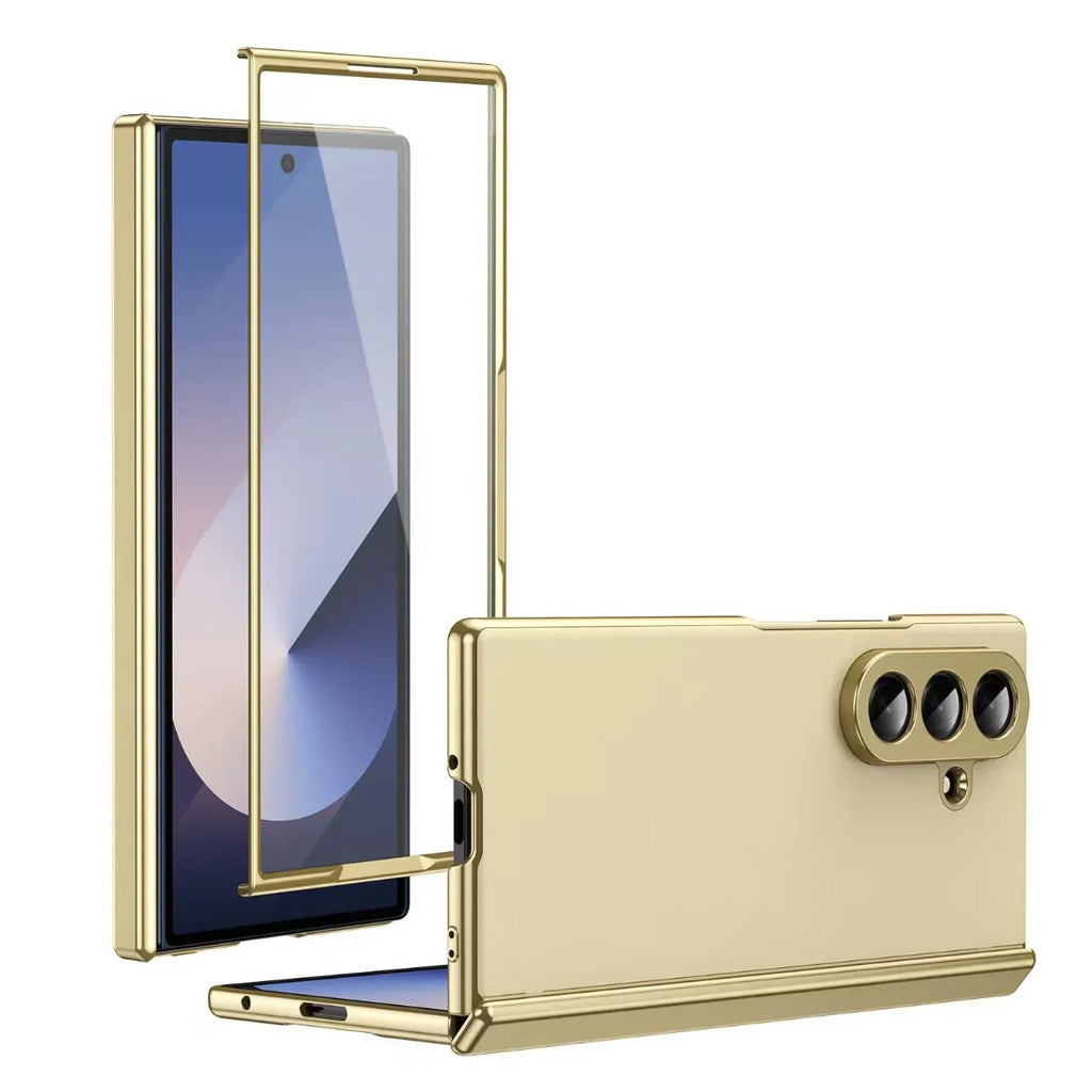 PREMIUM QUALITY SAMSUNG ZFOLD MATE FINISH CASES WITH FRONT GLASS AND SIDE HINGES