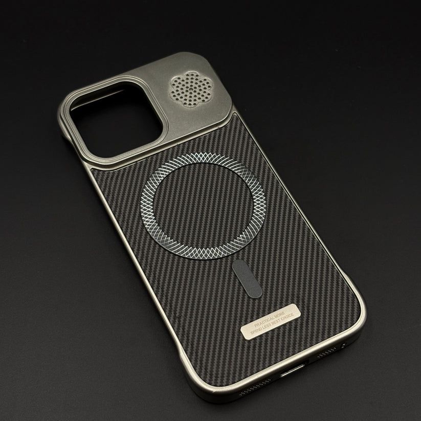 Luxury Leather MagSafe Phone Case Cover for iPhone | Dual-Tone Borderless Design